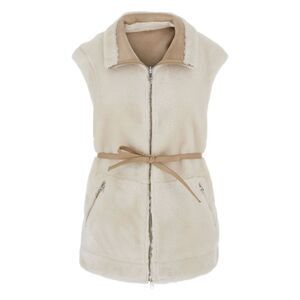 Urbancode Women Reversible Faux Leather Sleeveless Vest